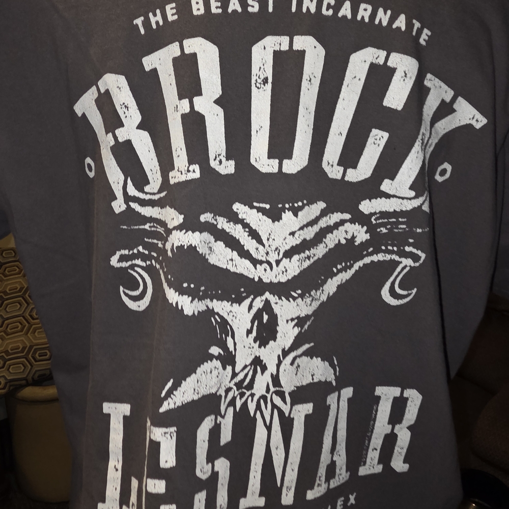 Brock Lesnar Charcoal Graphic Tee - Picture 3 of 3
